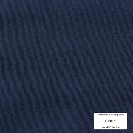 C001/5 Vercelli VIII - 95% Wool - Xanh navy